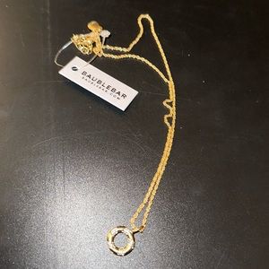 Bauble Bar life Perserver necklace